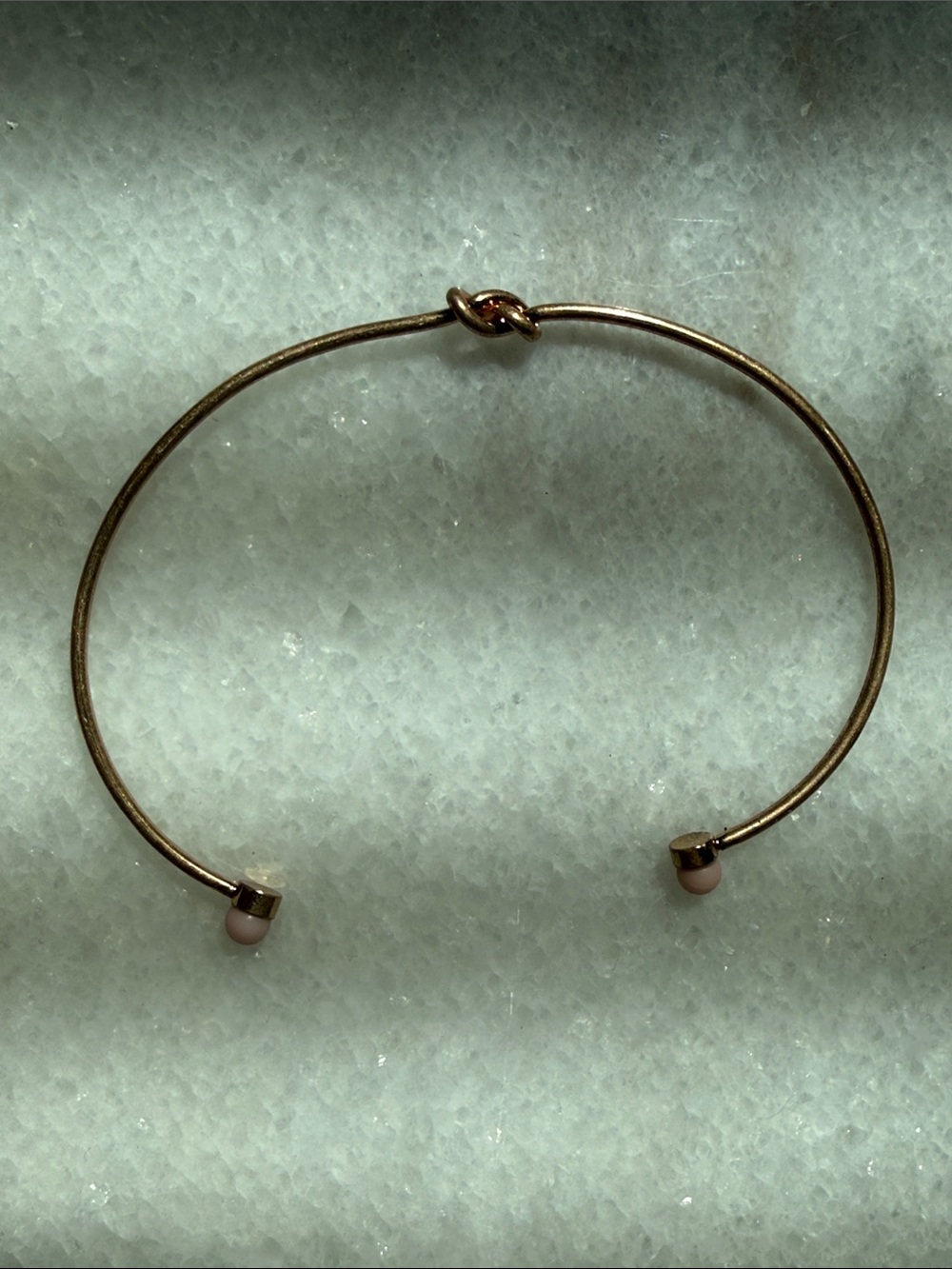 Plunder bracelet gold tone bead and knot cuff jewelry New - Picture 3 of 7